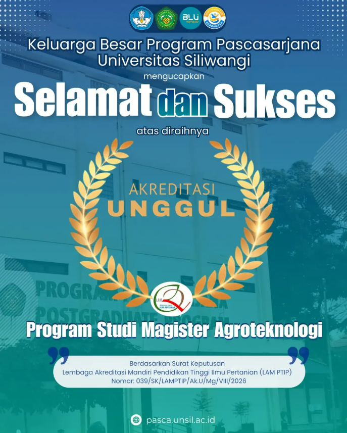 Akreditasi UNGGUL Program Studi Magister Agroteknologi